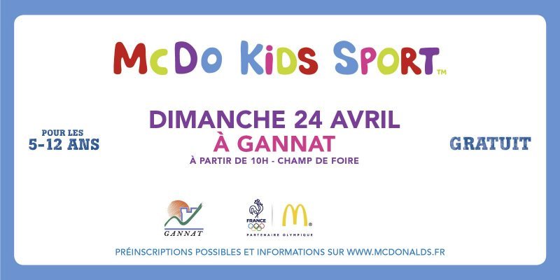 McDo Kids Sports à Gannat !