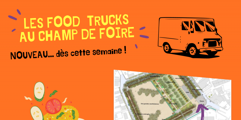 Nouveau : des food trucks au Champ de Foire