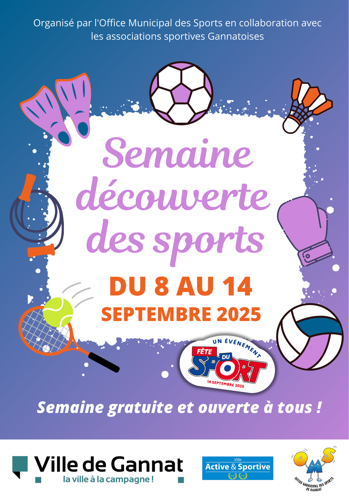 Couv Semaine découverte des sports 2025