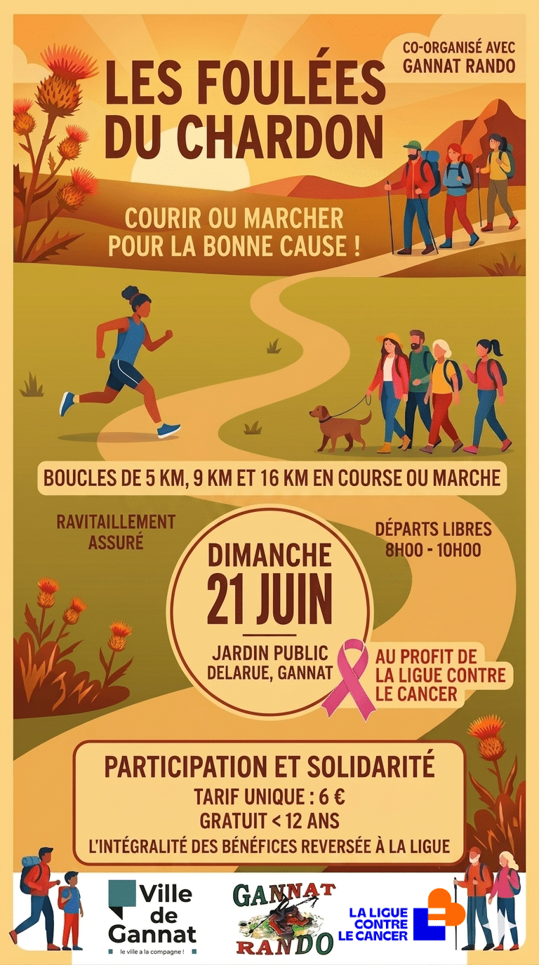 Les Foulées du Chardon - Dimanche 21 Juin